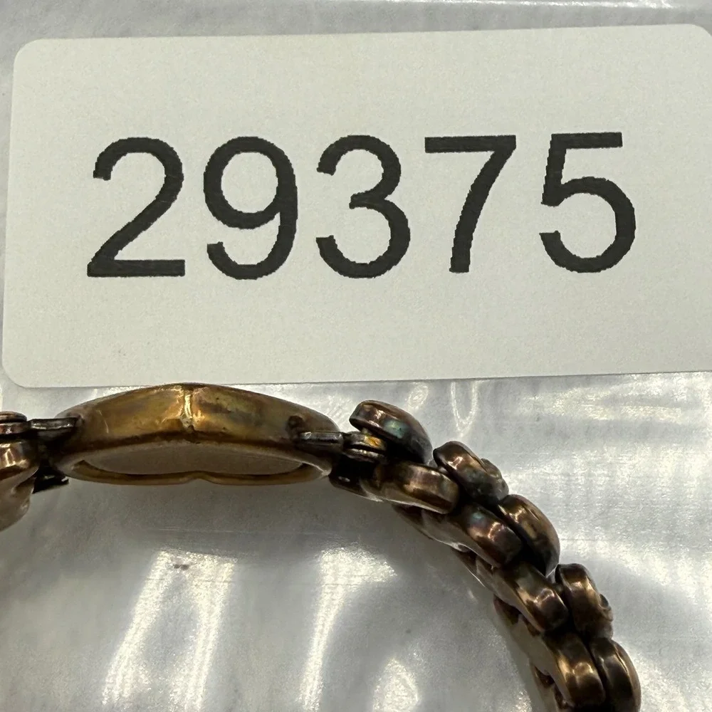 Vintage  D.F.B. Co. Carmen Expansion Bracelet WWII Sweetheart Gold Tone 5.5 READ